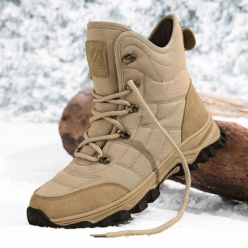 Men's Waterproof Hiking Boots | Warm Outdoor Snow Boots For Trekking & Daily Use