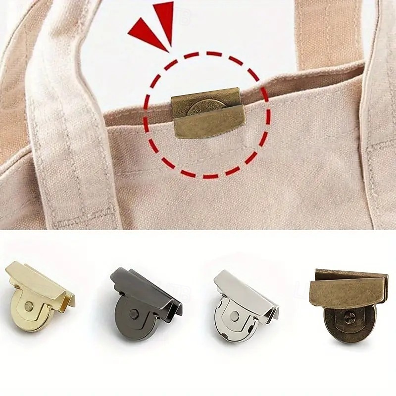 20PCS Canvas Bag Wallet Magnetic Snaps 20MM Four Colors No Sewing DIY Craft Fastener Button Closure for Shoulder Bags Clothes Handmade Accessories4