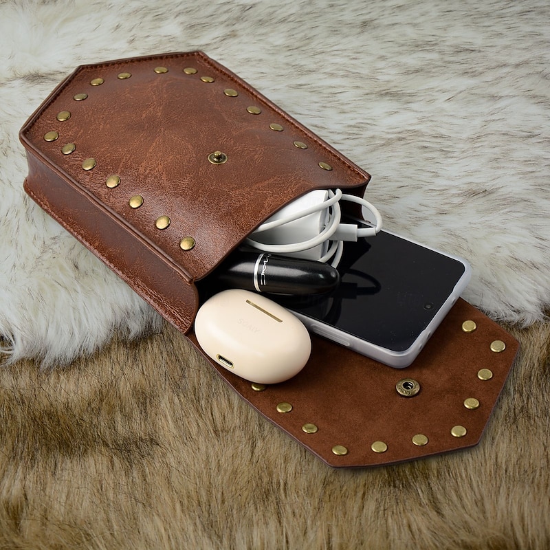 Retro Vintage Medieval Renaissance Waist Belt Belt Pouch Magic Bottle Pirate Warrior Viking Fancy Dress Men's Women's Unisex Viking Pirate Halloween Carnival Performance LARP Ren Faire Adults More4