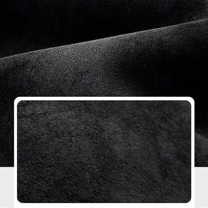 Men's Faux Leather Jacket Fleece Jacket Sherpa Jacket Biker Jacket Vacation Daily Windproof Warm Pocket Fleece Fall & Winter Plain Fashion Classic Lapel Regular Faux Leather Black White Brown Jacket3