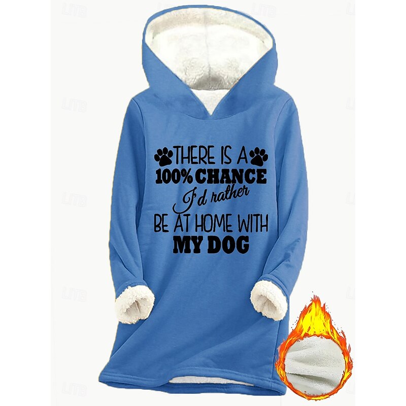 Women's Pullover Hoodie Sweatshirt Graphic Letter Casual Comfrt Long Sleeve Hooded Regular Tops Street Dailywear Casual Print Pink Blue Gray Fall Winter2