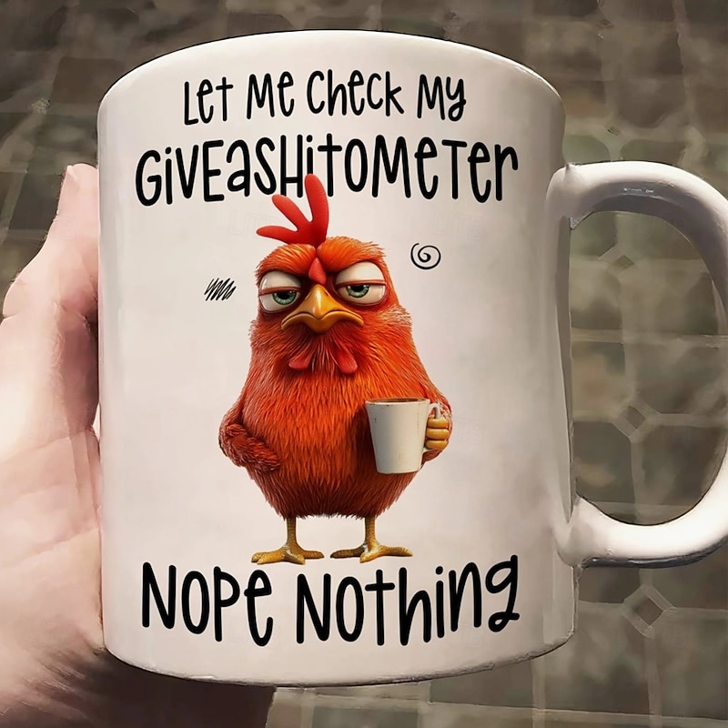 Funny Gift Mug Let Me Check My Giveashitometer Nope Nothing Fun Christmas Gifts For Coworkers Friends Family