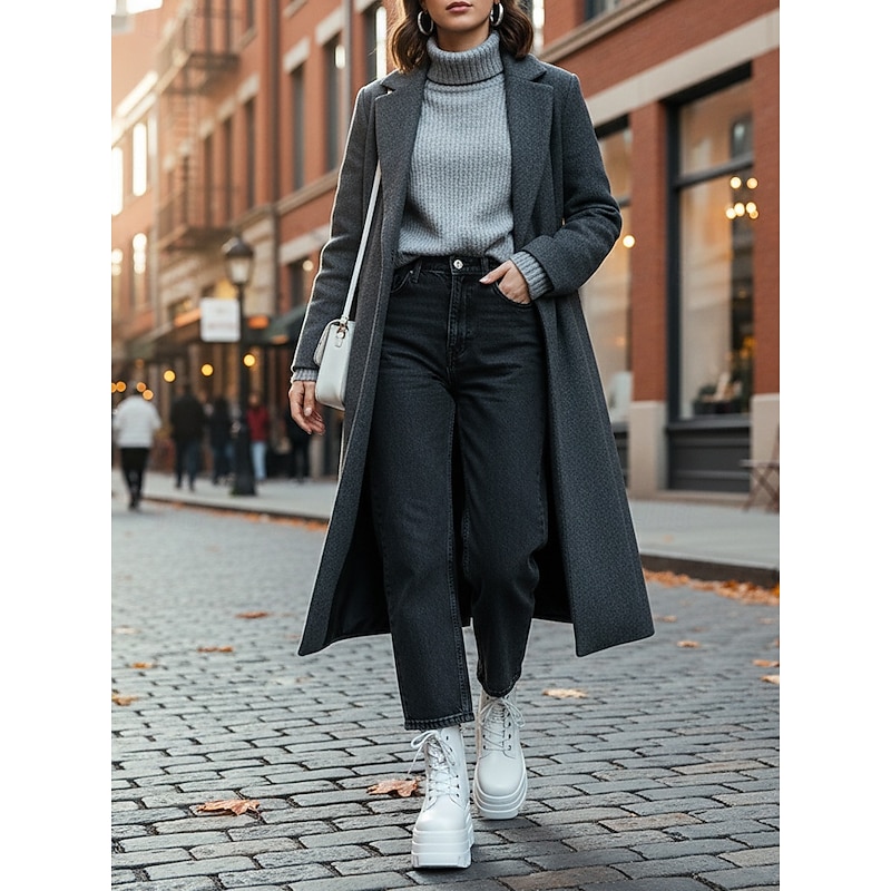 Women's White Platform Lace-Up Ankle Boots with Height Increasing Sole -Trendy Chunky Heel Fashion Boots for Casual and Streetwear4