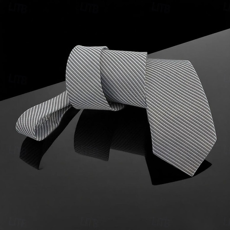 Men's Ties Classic Stripes and Plaid Boho Paisley Damask Formal Evening Date Party & Evening4