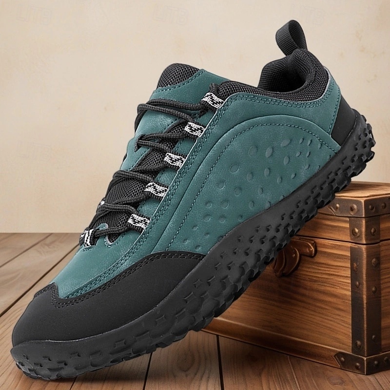 Men's Outdoor Hiking Sneakers with Non-Slip Sole, Trail Running Athletic Shoes for Camping, Trekking and Casual Adventure