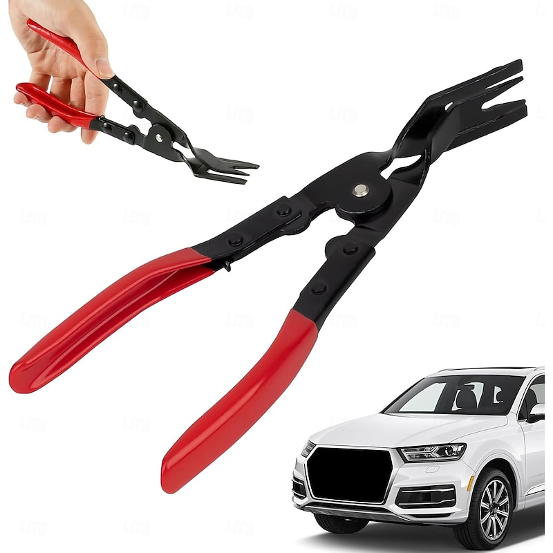 Panel Clip Pliers, Car Trim Rivet Removal Tool - Ergonomic Tools Multifunctional Puller for Maintenance Truck Auto Road Trip Automotive Repair Vehicle