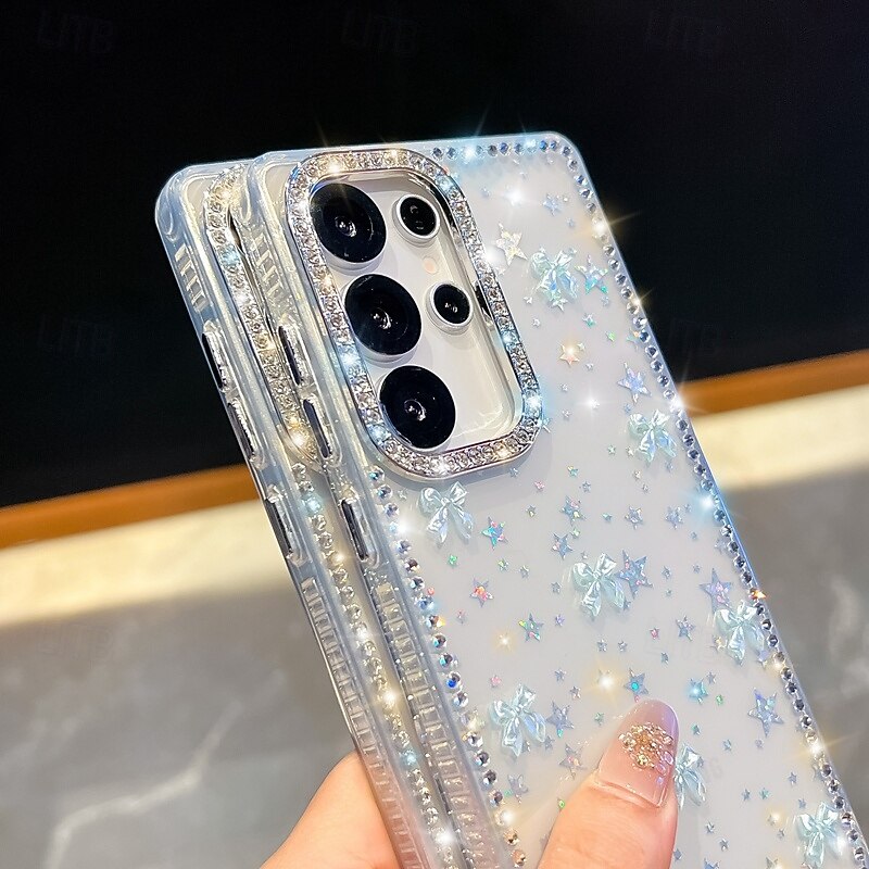 Phone Case For Samsung Galaxy S25 S24 Ultra Plus S23 Ultra A56 A36 A16 A55 5G A35 5G A15 Back Cover Shockproof Butterfly TPU2