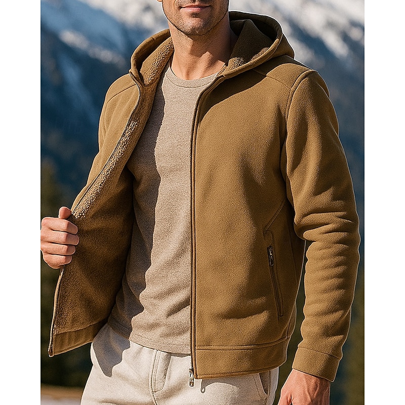 Women's Hiking Jacket Fleece Jacket Thermal Jacket Outdoor Thermal Warm Hiking Outfits Hiking Clothes Winter Autumn / Fall Top Fishing Camping / Hiking / Caving Running Solid Color Black Blue Green4