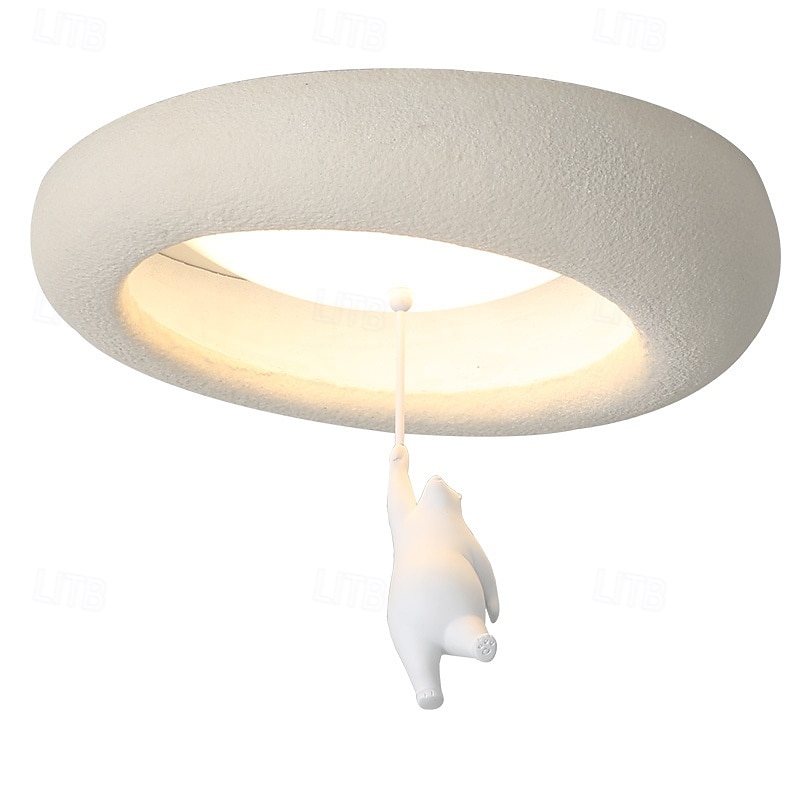 LED Ceiling Light 1-Light 46cm Flush Mount Ceilling Light for Corridor Porch Bar Creative Loft Balcony Lamps Warm White/White 110-240V4