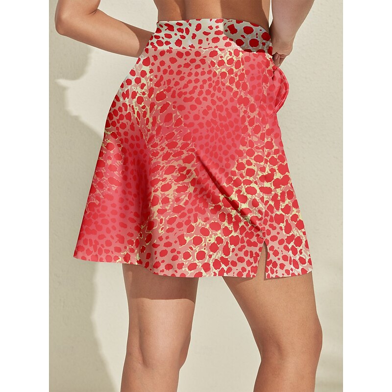 Women's Tennis Skirts Golf Skirts Red Skirt Ladies Golf Attire Clothes Outfits Wear Apparel2