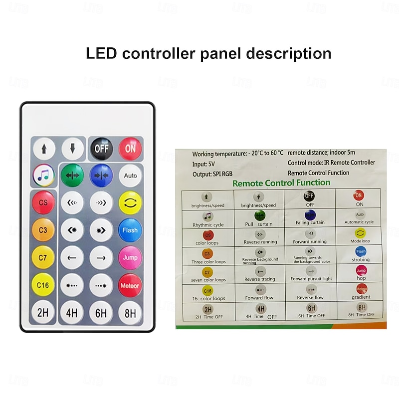 10M 20M 30M 50M Solar Permanent Outdoor Lights Rechargeable and Timed RGBIC Eave Lights LED String Eternal Lights IP65 Waterproof Roof Courtyard Christmas Holiday Outdoor Lighting3