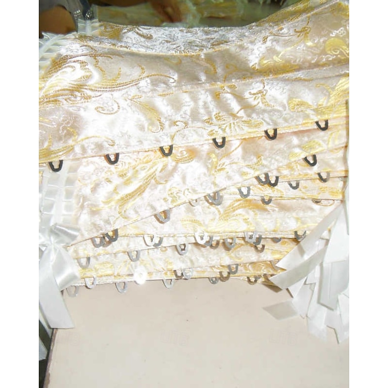 Women's Corset Shapewear Waist Cincher Shapewear Sexy Corset Fashion Sweet Floral Patchwork Vacation Party Street Sleeveless Corset Beige Spring Fall Tailored Fit4