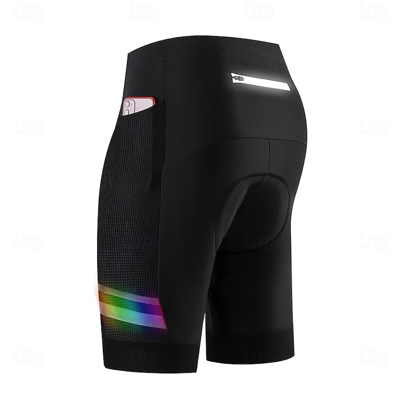 WOSAWE Men's Solid Color Cycling Road Shorts Cycling Shorts Bike Shorts Bike Padded Shorts / Chamois MTB Shorts Semi-Form Fit Mountain Bike MTB Road Bike Cycling Sports Cycling Quick Dry Soft3