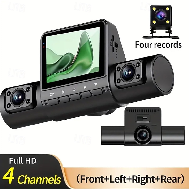 1080p Full HD / Boot automatic recording Car DVR  Wide Angle 2 inch Dash Cam with Loop recording / Fast recording / Video  photo 4 infrared LEDs Car Recorder3
