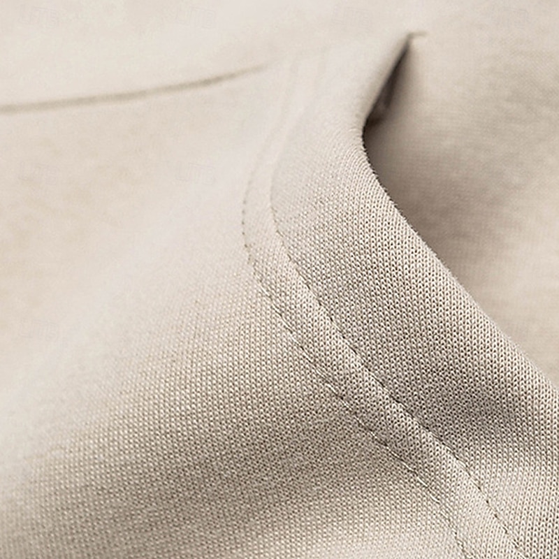 Men's Sweatshirt Quarter Zip Sweatshirt Apricot Black Navy Blue Light Grey Half Zip Plain Sports & Outdoor Daily Holiday Cotton Streetwear Basic Casual Spring Fall Clothing Apparel Hoodies4