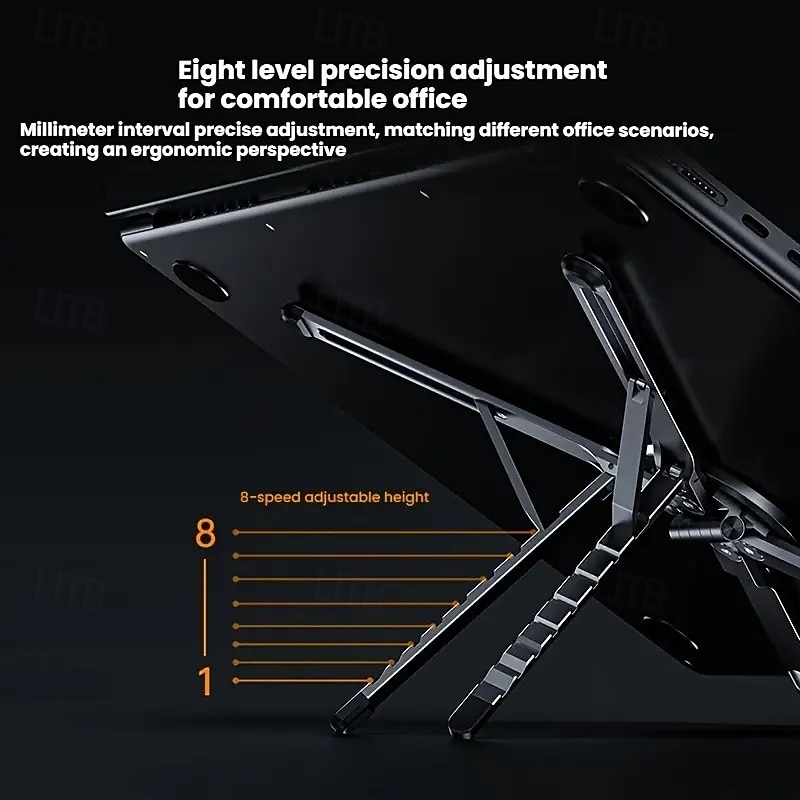 Multi-Function 4-in-1 Magnetic Phone/Tablet/Laptop Stand Portable Foldable Aluminum Alloy Desktop Travel Stand4
