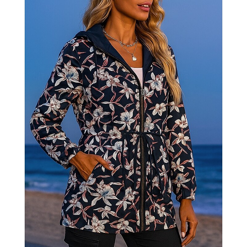 Women's Windbreaker Outdoor Jacket Hiking Jacket Outdoor Waterproof Windproof Quick Dry Breathable Hiking Outfits Hiking Clothes Spring Autumn / Fall Jacket Hunting Climbing Camping / Hiking / Caving3