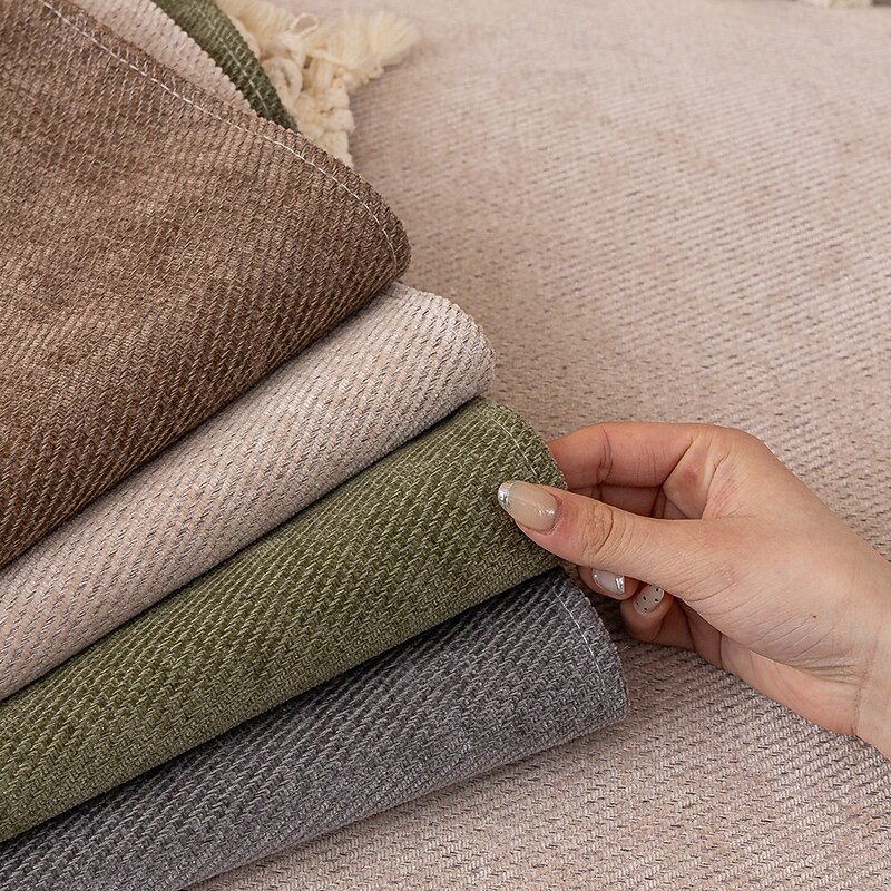 Chenille Couch Cover for Pets, Pet-Friendly Sofa Cushion Slipcover Non-Slip All-Season Sofa Protector Pad for Living Room Decor3