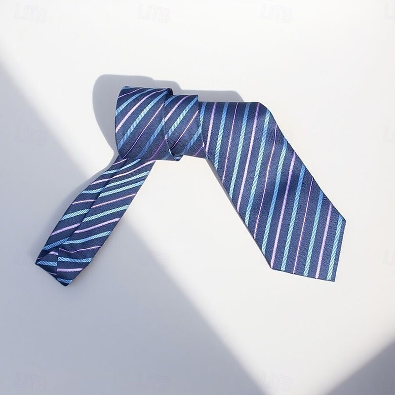 Men's Ties Modern Contemporary Office / Business Classic Plaid / Striped / Chevron / Round Formal Evening Date Party & Evening3