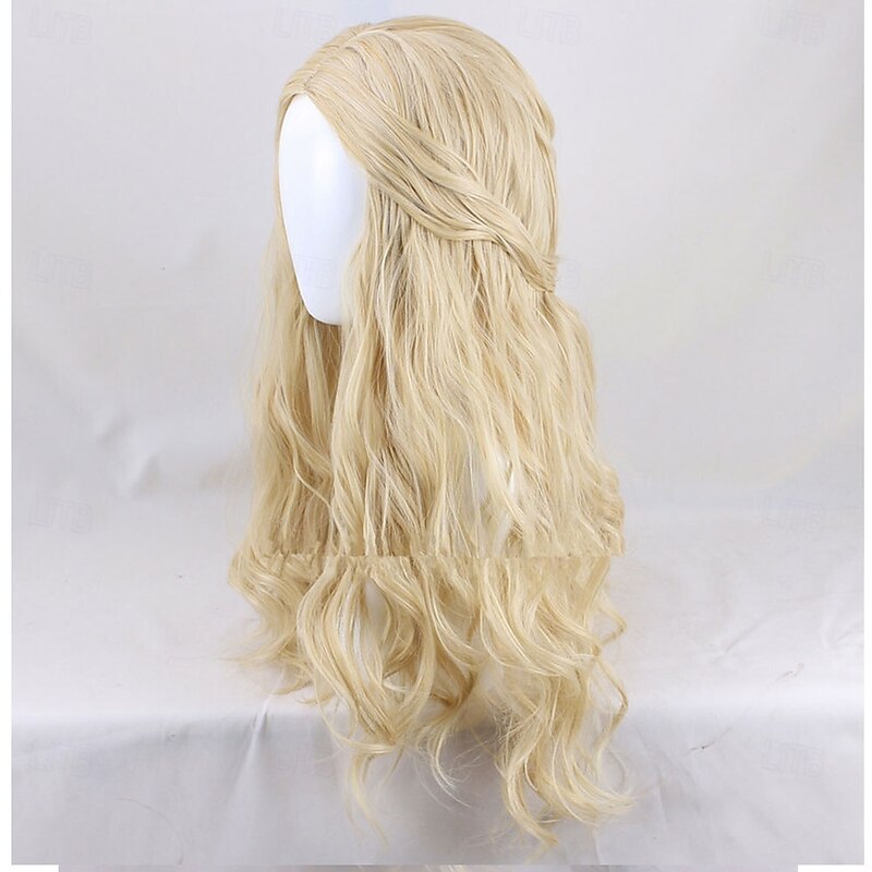 The Hobbit Galadriel Wig Wig Cosplay Costumes Costume Long Long Blonde New3