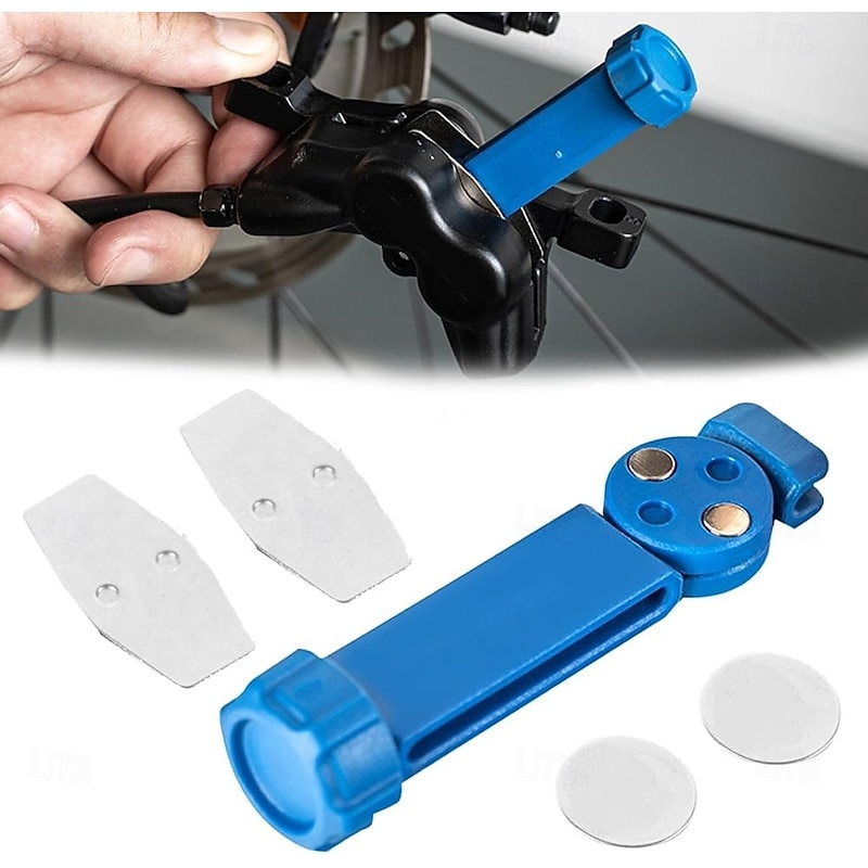 Hydraulic Bike Brake Caliper Piston Reset Tool - Heavy-Duty Carbon Steel-like Performance Adjustable Lever System & Ergonomic Design for Mountain/Road Bike Maintenance Compatible with Disc Brakes