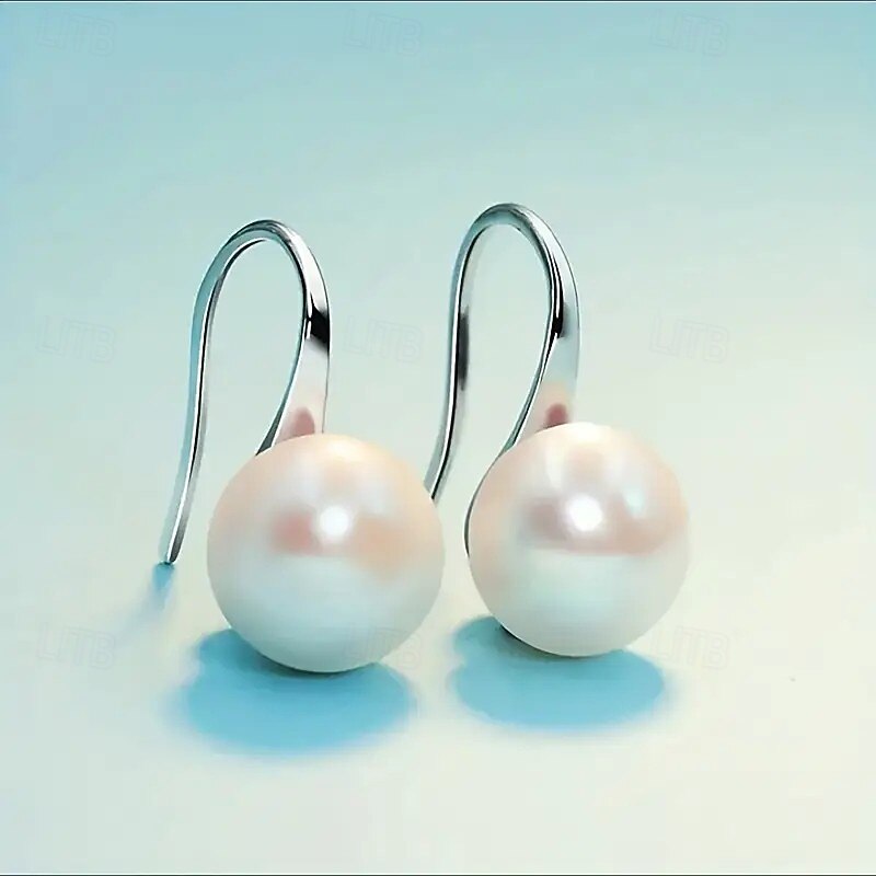 2 Pairs Fashion High Heel Faux Pearl Earrings, Stylish Studs for Casual, Business, Work, Parties, and Events, Perfect Birthday or Gift for Girlfriend, Friends, and Besties2