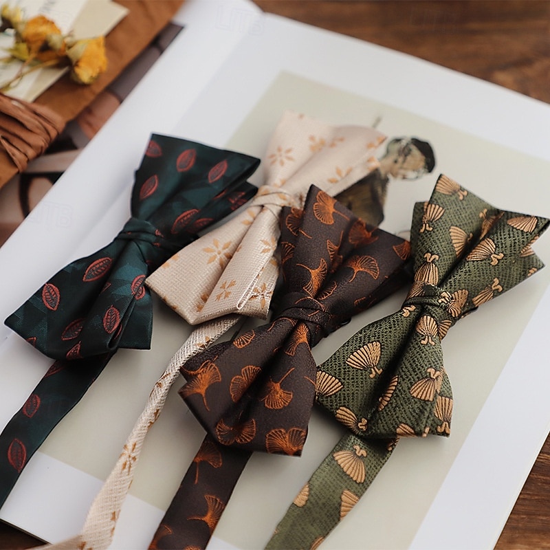 Men's Bow Tie Modern Contemporary Bow Graphic Wedding Party Daily Wear
