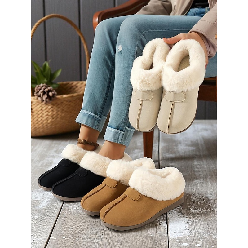 Women's Quilted Snow Boots with Plush Interior, Warm and Soft, Perfect for Relaxing by the Fire, Winter Holidays and Everyday Comfort3