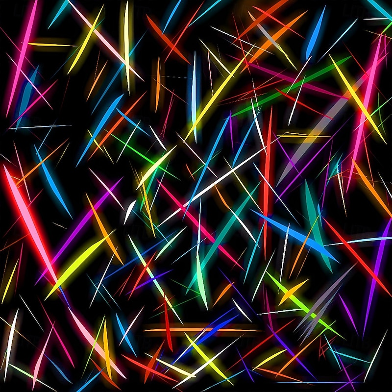 Valentine's Day Men's Geometic Line Polo Long Sleeve Polo Shirts Lapel Casual Outdoor Street Athleisure Daily Wear 3D Print Buttons Spring Fall Winter Black White3