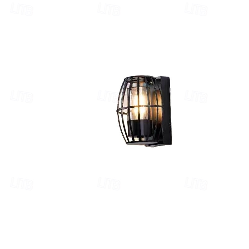 Modern Simplicity Aluminum PC Cage Shape 1-Light Wall Sconce Lamp For Garden 110-240V2
