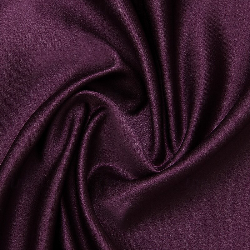 Shirtdress Gown Evening Gown Elegant Formal Dress Formal Wedding Floor Length Long Sleeve High Neck Pocket Satin with Bow(s) 20253