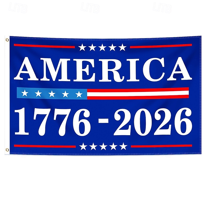 1776-2026 USA 250th Anniversary Flag 3x5 FT, Patriotic American Outdoor Decoration Banner for Yard, Garden, House, or Independence Day Celebration4