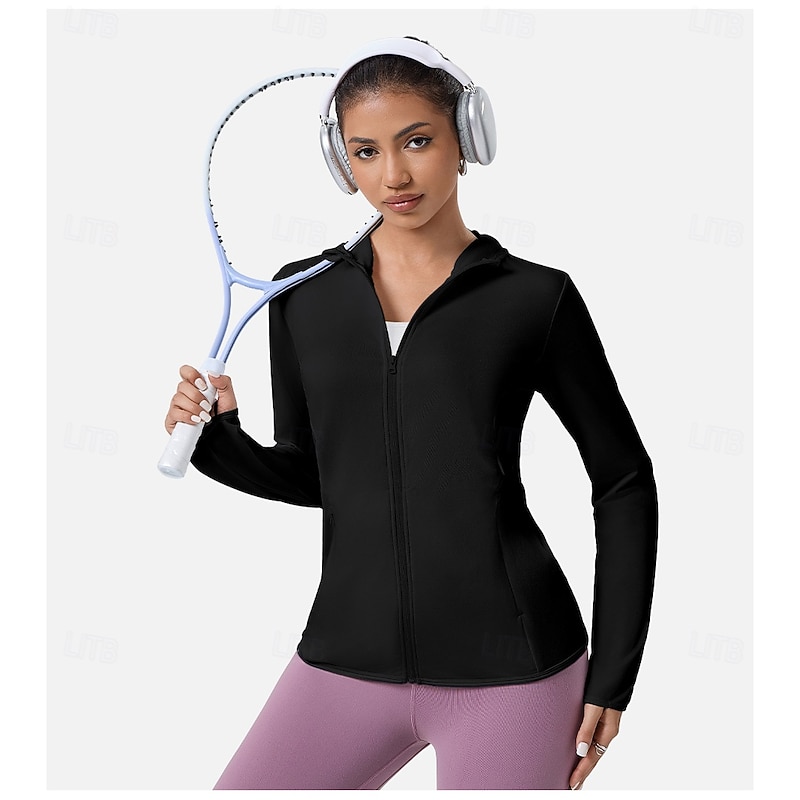 Women's Cycling Jacket Windbreaker Winter Warm Cycling Bike Jacket Hoodie Black White Gray+White Bike Wear3