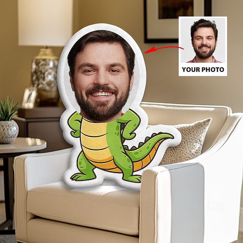Personalized Customized Photo Face Pillow Creative DIY Humanoid Cushion Funny Birthday Gift For Friends Unique Picture Pillow Custom Photo Gifts