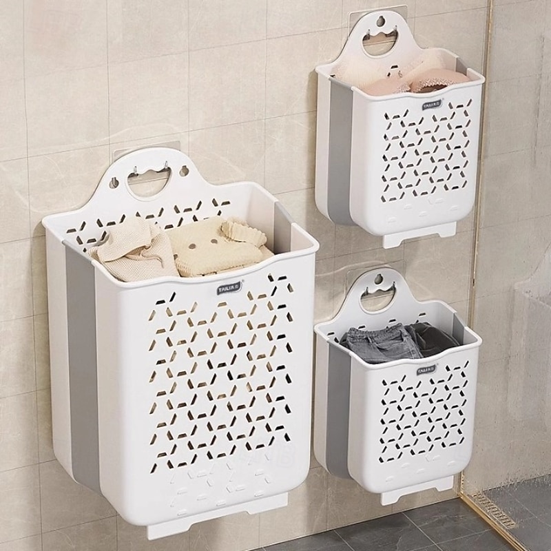 TAILI Collapsible Laundry Basket- Large Laundry Basket Hamper with 2 Handles- Space Saving Foldable Storage Container/Organizer4