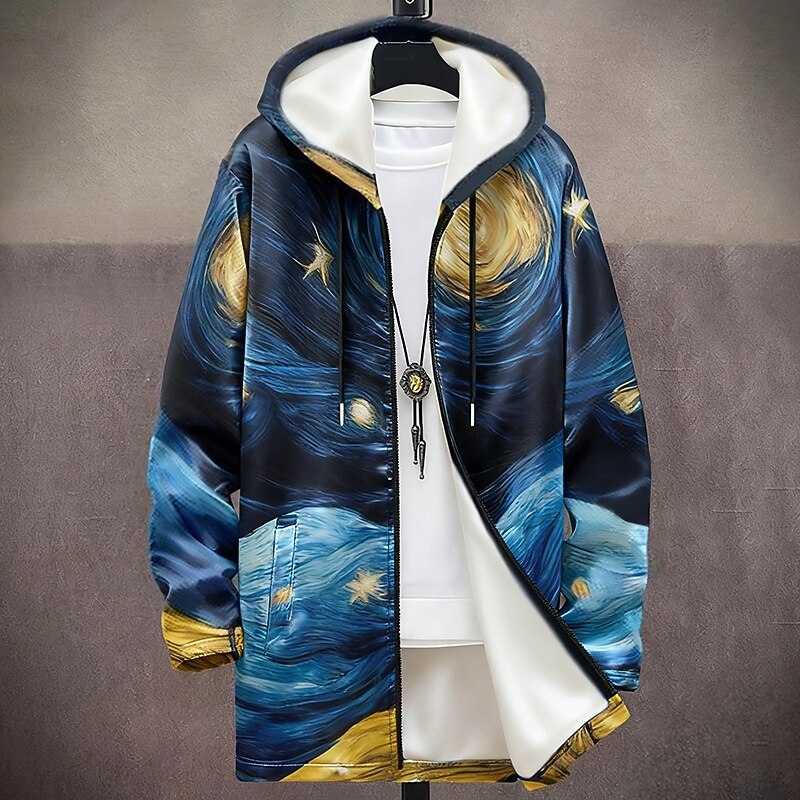 Women's Winter Jacket Casual Jacket Vacation Daily Thermal Warm Pocket Fleece Fall & Winter Color Block Fashion Streetwear Hooded Regular Black Jacket