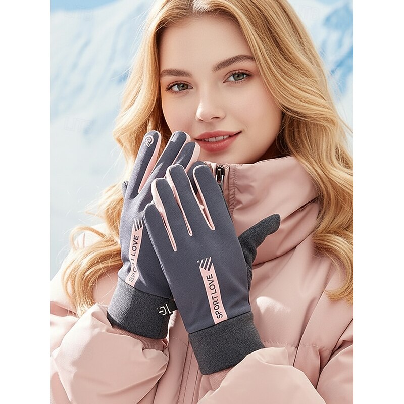 Unisex Touchscreen Waterproof Winter Gloves – Warm Thermal Outdoor Sports Gloves for Men and Women, Windproof Cycling and Hiking Use2