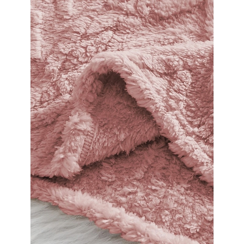 Women's Pullover Sweatshirt Plain Casual Long Sleeve Round Neck Long Tops Street Dailywear Pocket Pink Dark Pink Fall Winter3