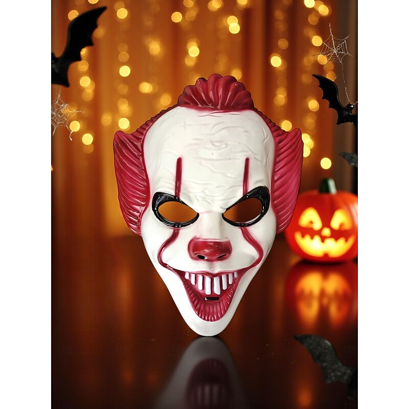 Women's Halloween Scary Clown Mask - Creepy Horror Costume Accessory for Party, Cosplay and Masquerade Events2