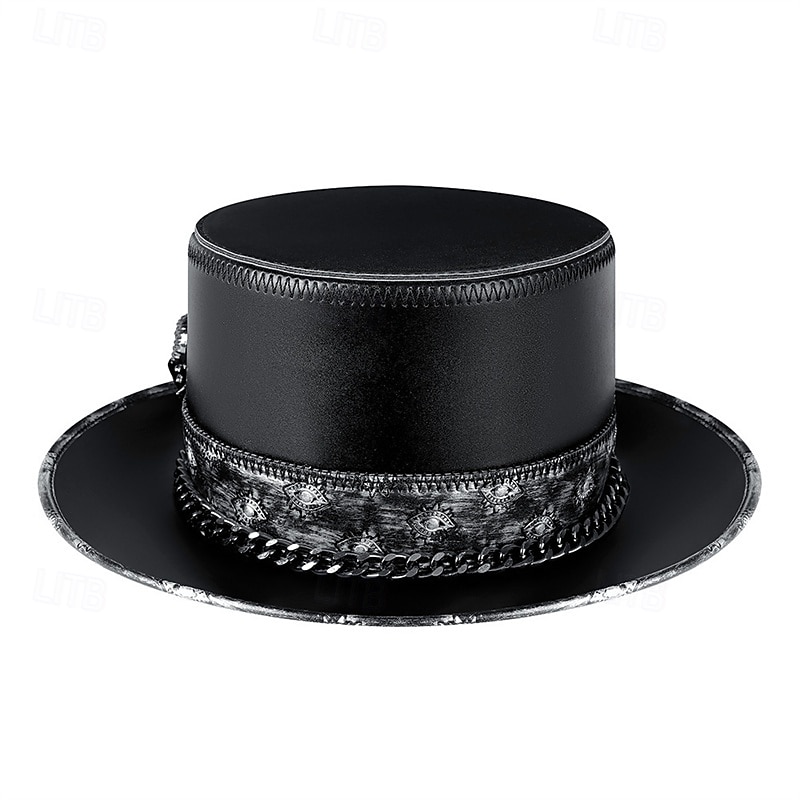 Men's Sun Hat Party Hat Black EPE Fashion Casual Halloween Street Daily Skulls Comfortable Breathable3