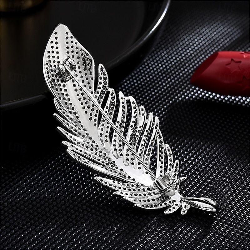 Brooches Retro Wings Fashion Simple Brooch Jewelry Silver For Wedding Party Gift Engagement Prom Festival2