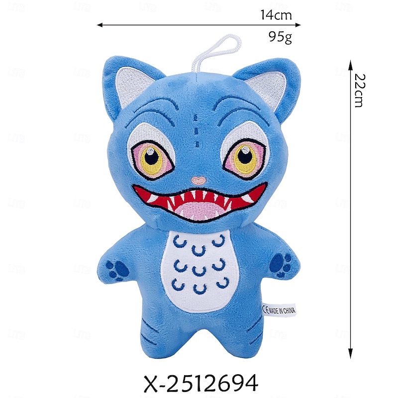 Korean Idol Inspired Tiger Derpy Plush Collectible Figurines Home Decor Animals Pillow for Sofa Bed Decor Throw Pillows4