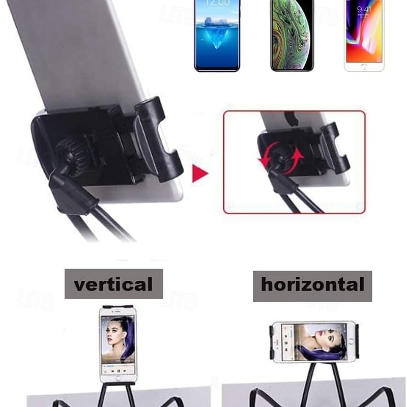 Neck-Hanging Holder Multi-Functional Neck Strap Holder Hands-Free Holder Desktop Stand Universal Phone Holder3