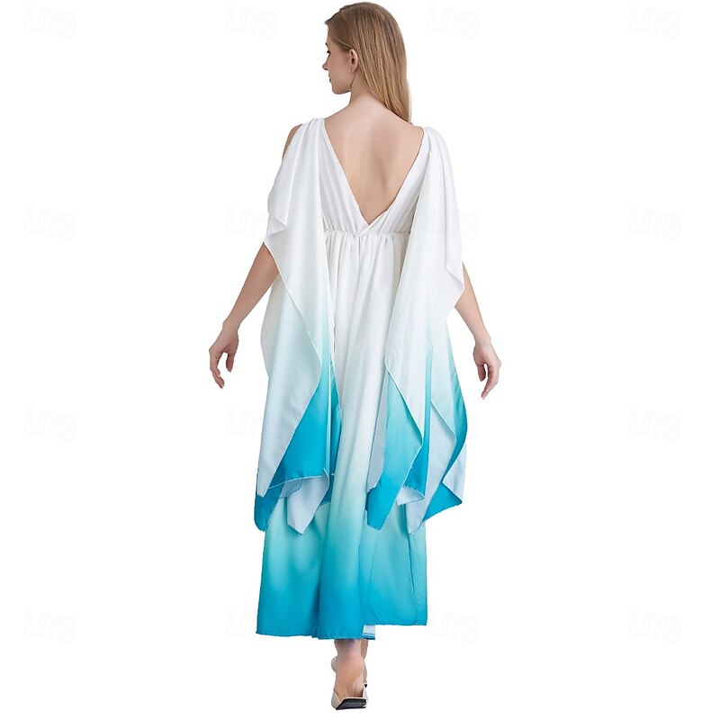 Ancient Greek Roman Fancy Costume Toga Dress Goddess Fancy Dress Women's Fantasy Halloween Carnival Performance Party Adults Dress3