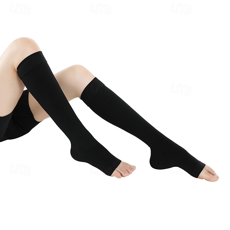 Advanced Wide Compression Socks for Pain Relief, Circulation Support, Swelling, and Recovery, Comfortable Stretch Fit for Men and Women4