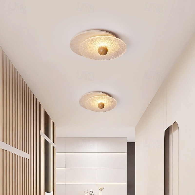 LED Ceiling Light 33cm Flush Mount Lights Artistic Style Formal Style Ceilling Light for Corridor Warm White 110-240V3