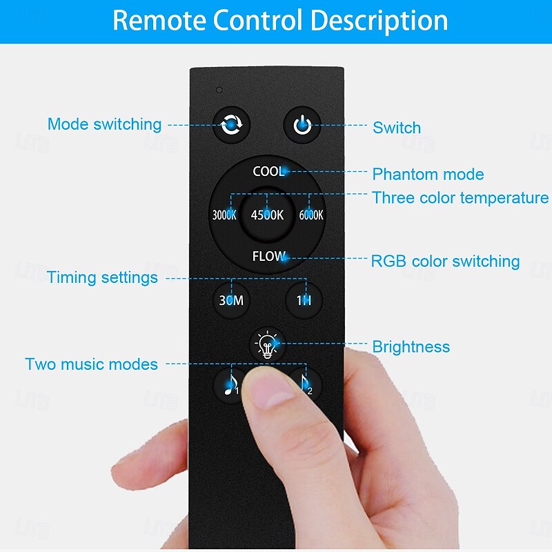 RGB Floor lamp for Living Room, Smart Standing lamp with app Remote contral for Bedroom Office to Reading3