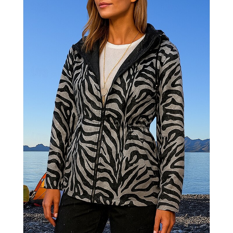 Women's Windbreaker Outdoor Jacket Hiking Jacket Outdoor Waterproof Windproof Quick Dry Lightweight Hiking Outfits Hiking Clothes Spring Autumn / Fall Jacket Hunting Climbing Camping / Hiking / Caving