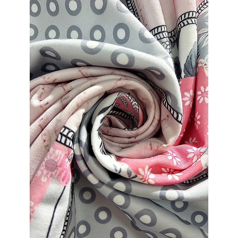 Women's Pullover Sweatshirt Zip Up Sweatshirts Floral Graphic Geometric Fashion Casual Long Sleeve Crew Neck Regular Tops Street Dailywear Zipper Print Light Pink Fall Winter3