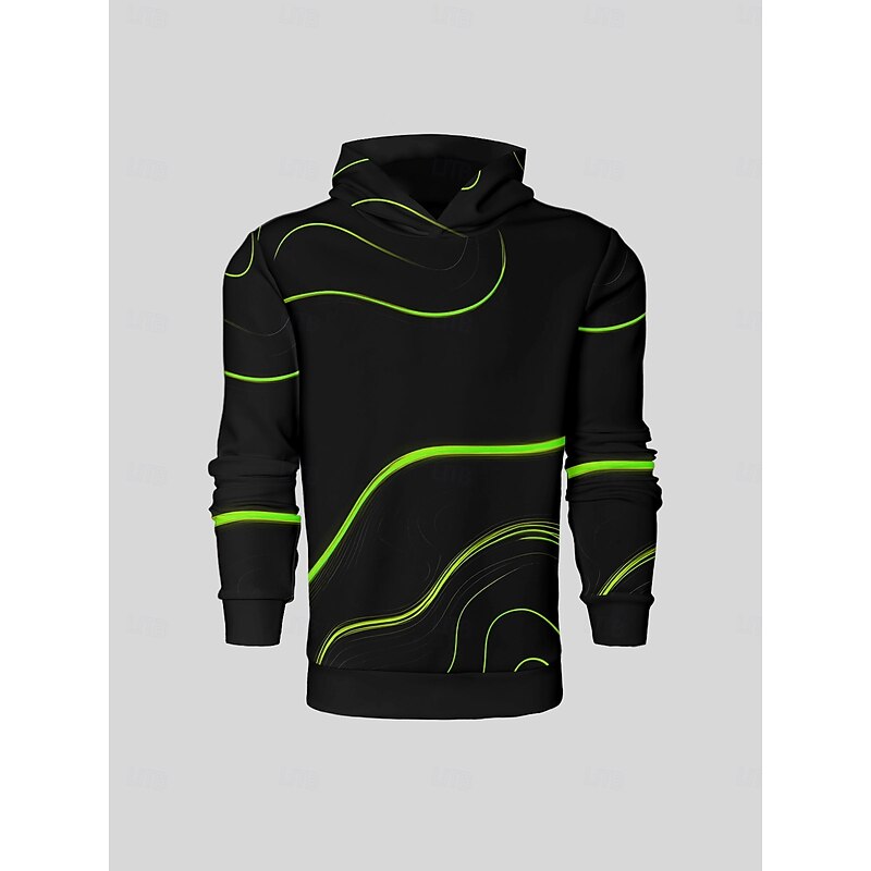 Men's Golf Polo Shirt Black Long Sleeve Top Golf Attire Clothes Outfits Wear Apparel3